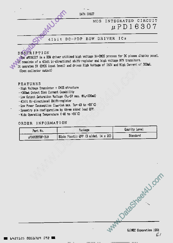 UPD16307_4101852.PDF Datasheet