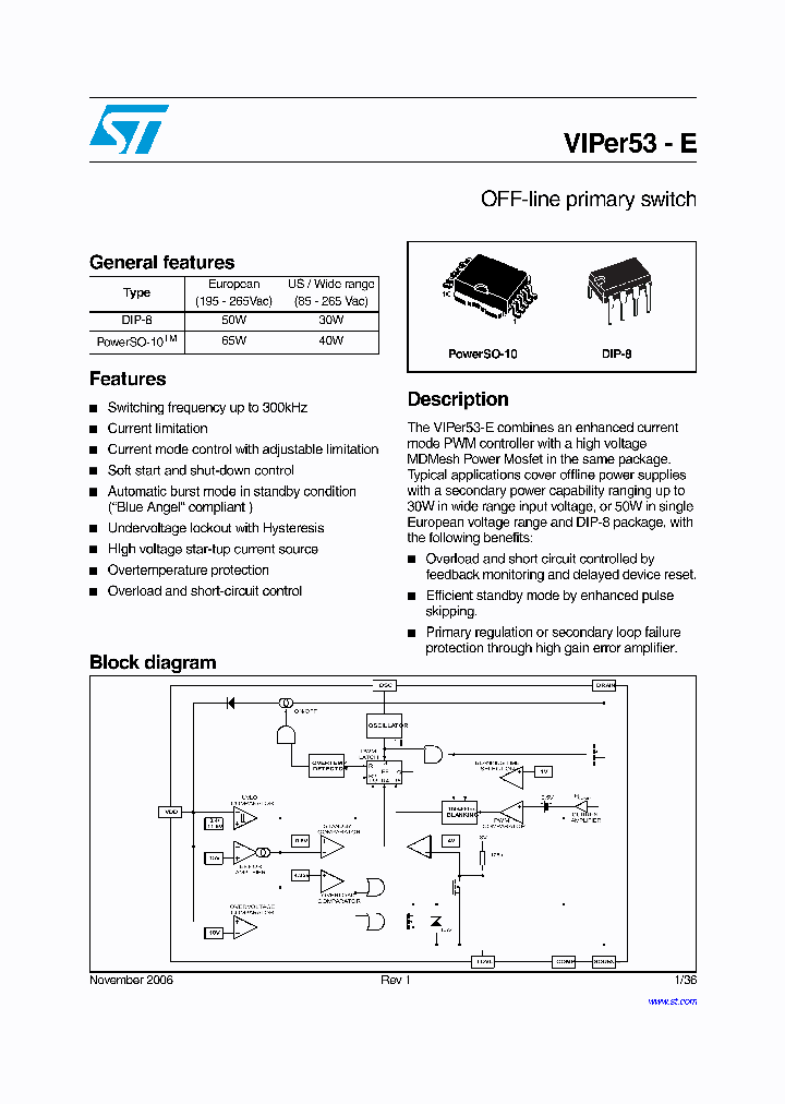 VIPER53SP-E_4147491.PDF Datasheet