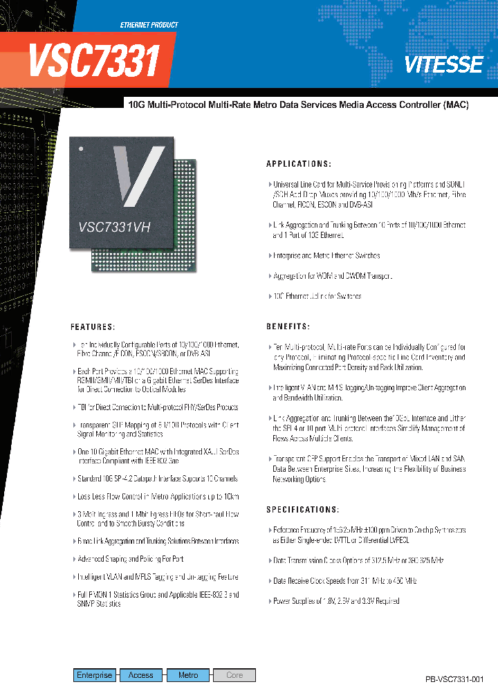 VSC7331_4128459.PDF Datasheet
