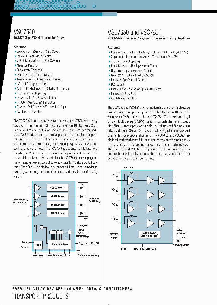 VSC7650_4128229.PDF Datasheet