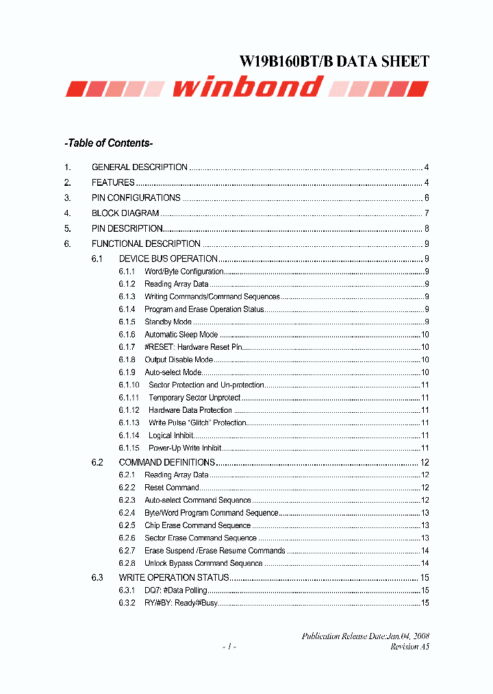 W19B160TT7H7H_4135935.PDF Datasheet