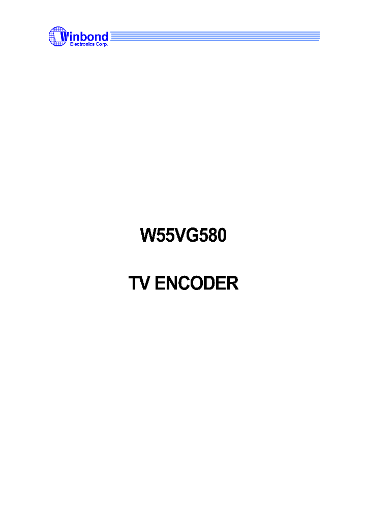 W55VG580_4110344.PDF Datasheet