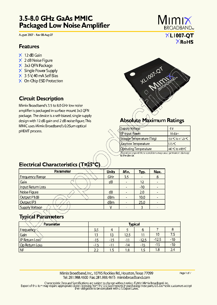 XL1007-QT07_4143043.PDF Datasheet