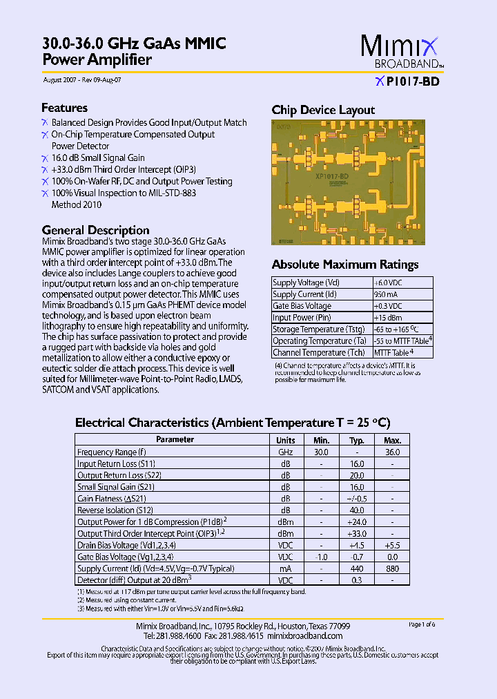 XP1017-BD-EV1_4141852.PDF Datasheet