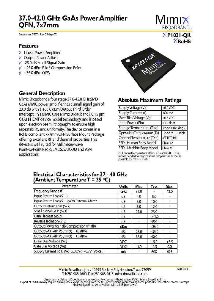 XP1031-QK-EV1_4141846.PDF Datasheet