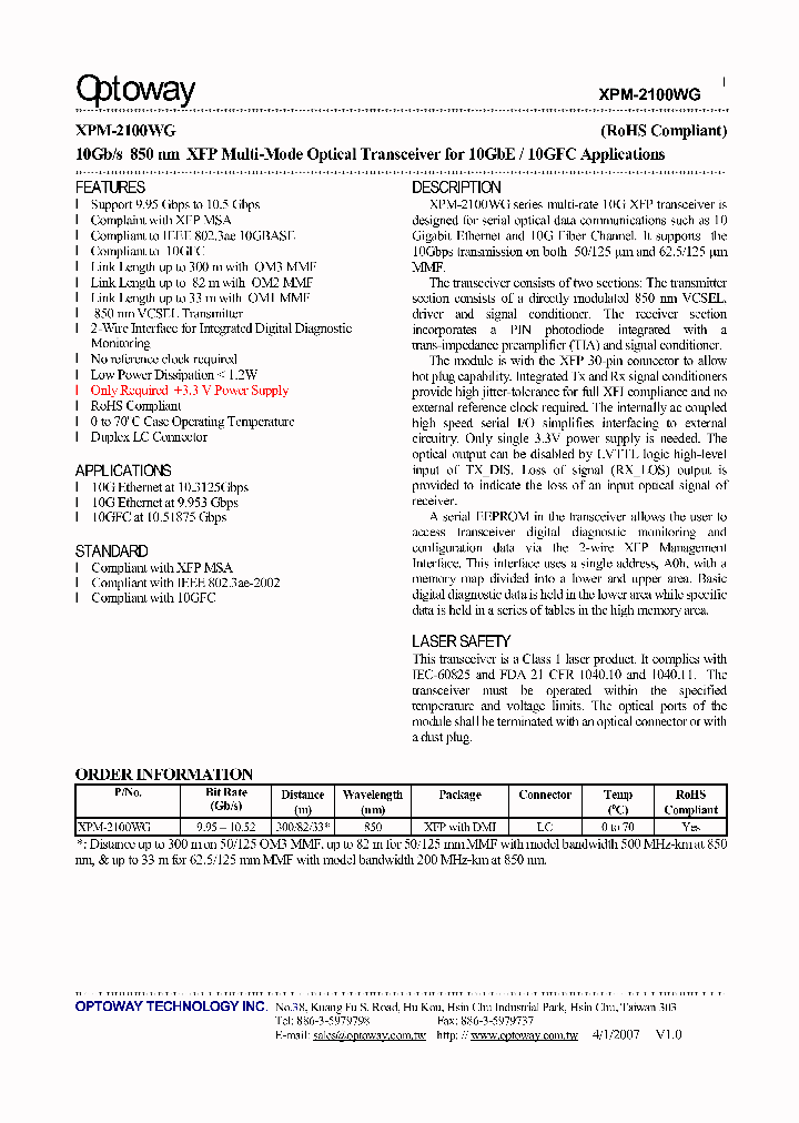XPM-2100WG_4128029.PDF Datasheet