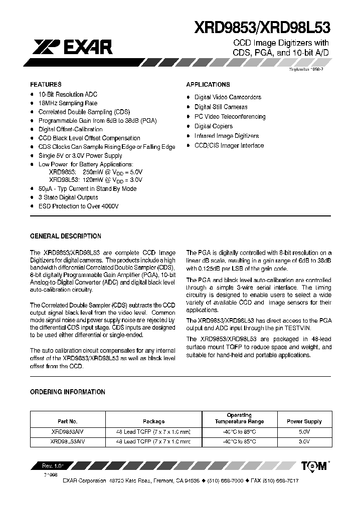 XRD9853_4102610.PDF Datasheet