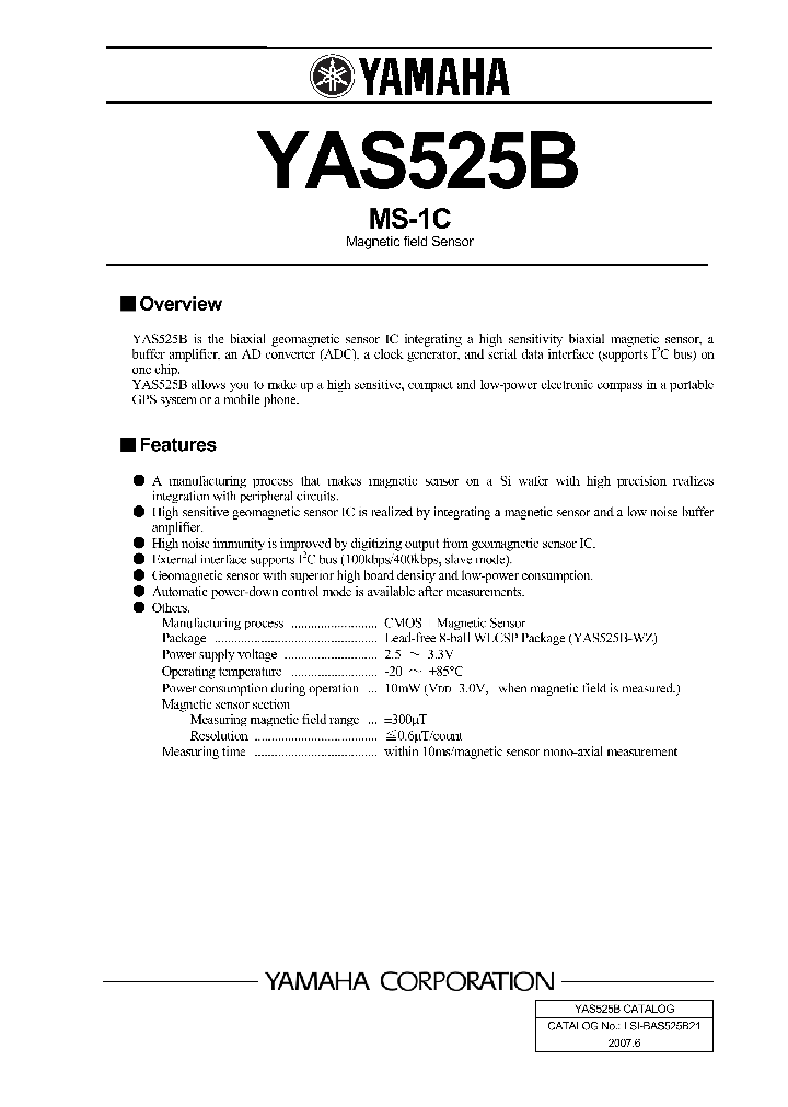 YAS525B_4108244.PDF Datasheet