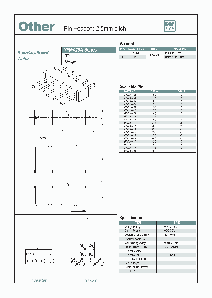 YFW025A-12_4105800.PDF Datasheet