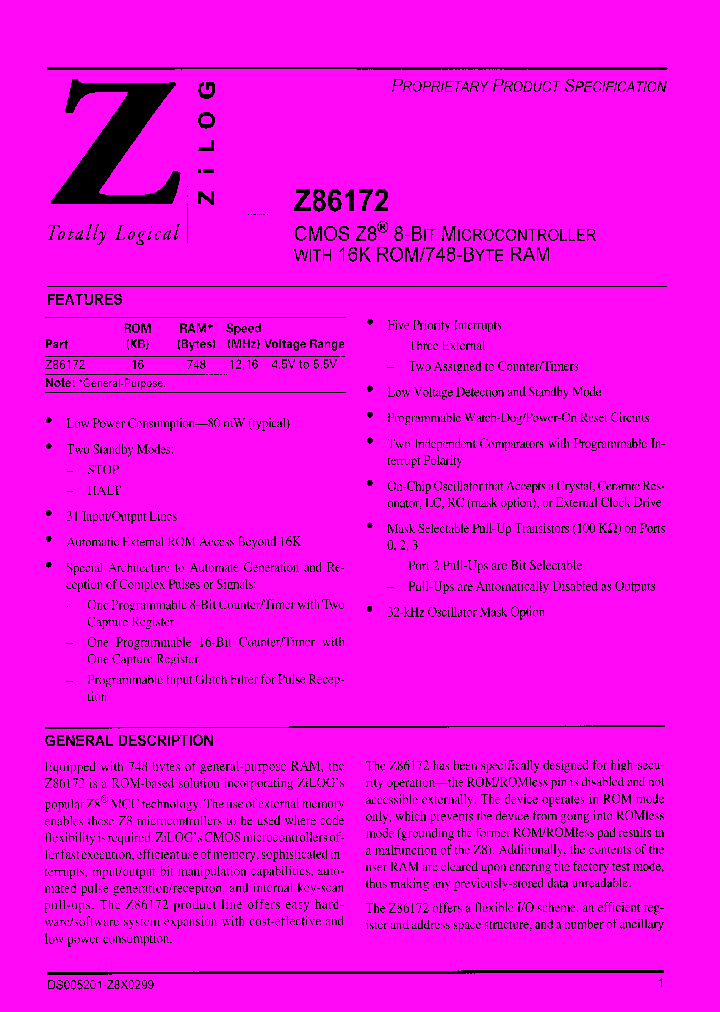 Z86172_4105839.PDF Datasheet