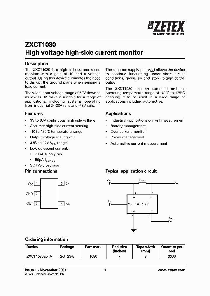 ZXCT1080_4114504.PDF Datasheet