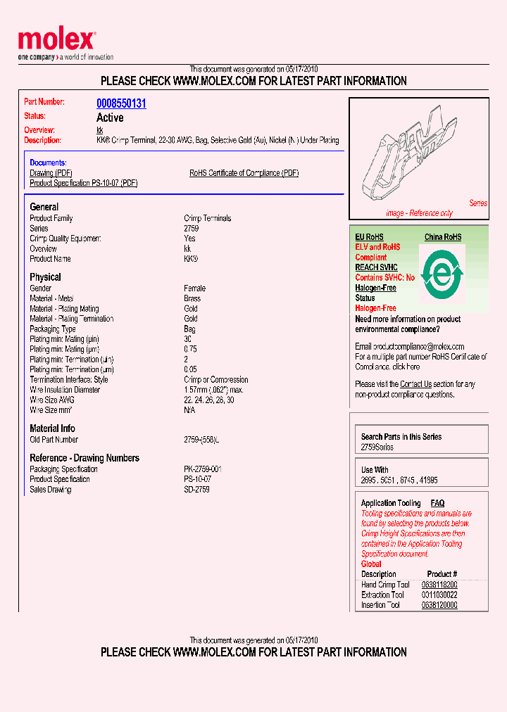 0008550131_4799507.PDF Datasheet