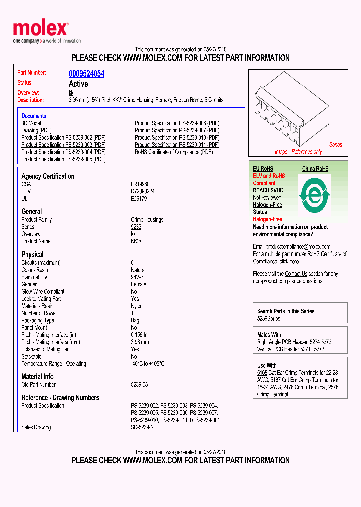 0009524054_4841531.PDF Datasheet