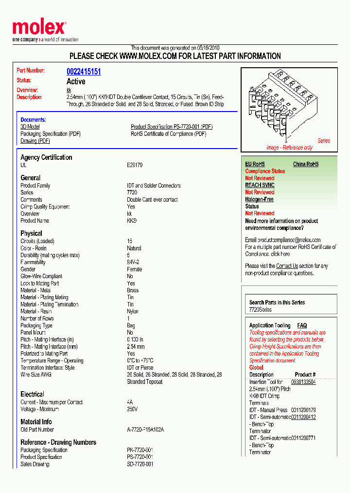 0022415151_4907589.PDF Datasheet