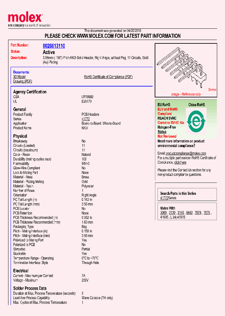 0026613110_4873000.PDF Datasheet