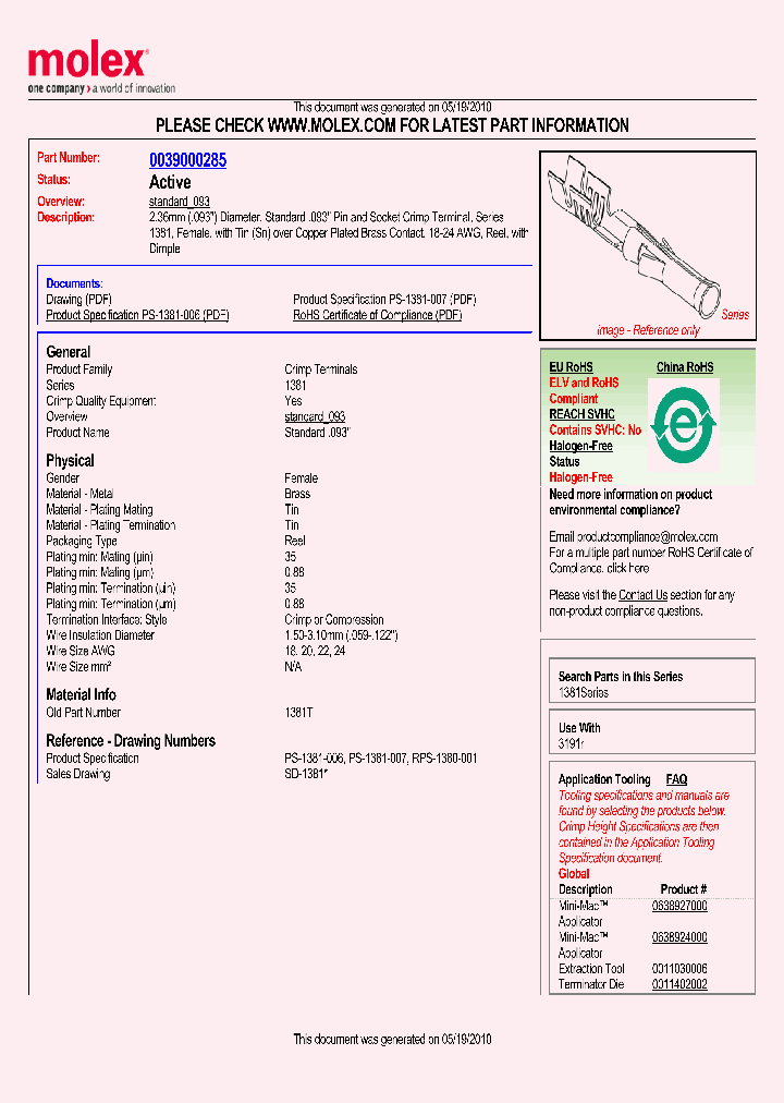 0039000285_4840889.PDF Datasheet