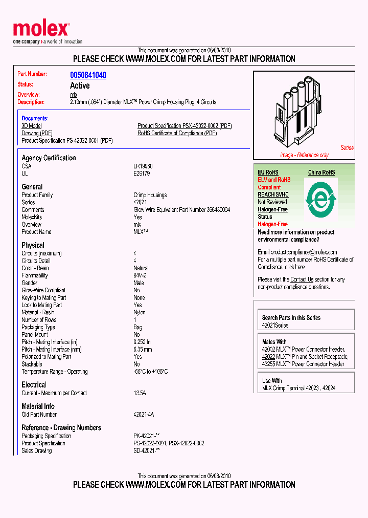 0050841040_4867996.PDF Datasheet
