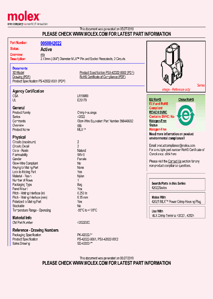 0050842022_4795684.PDF Datasheet