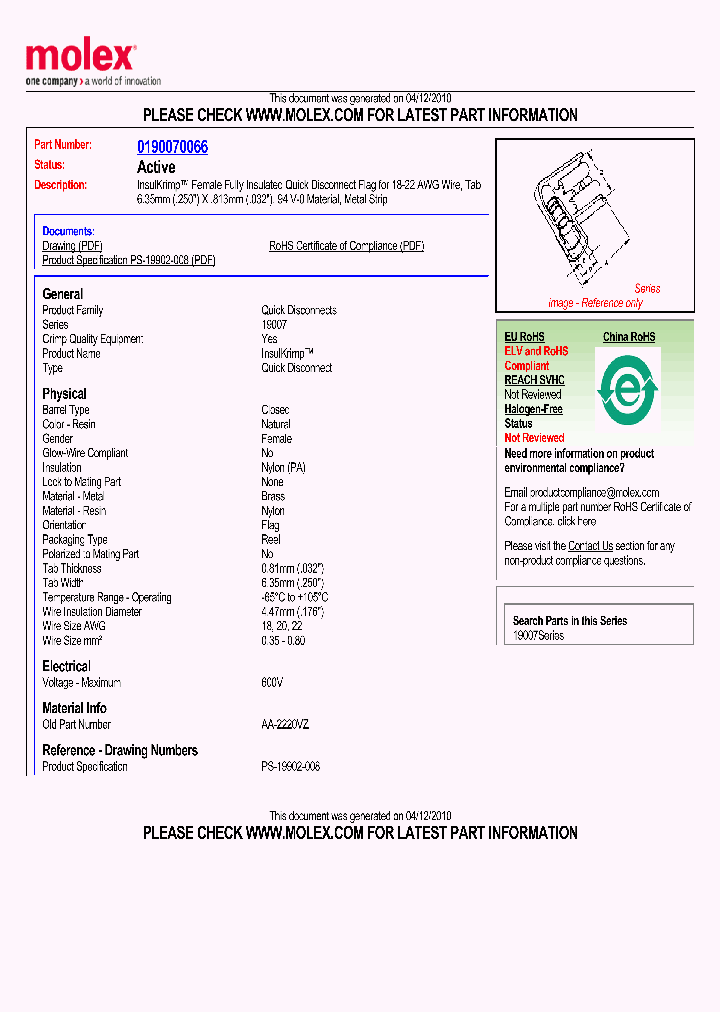 0190070066_4841180.PDF Datasheet