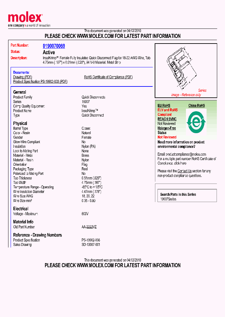 0190070069_4841185.PDF Datasheet