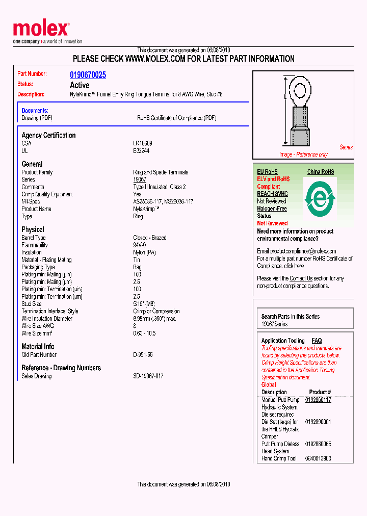 0190670025_4847399.PDF Datasheet
