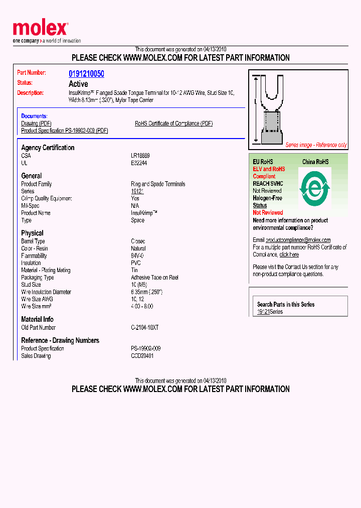 0191210050_4811847.PDF Datasheet
