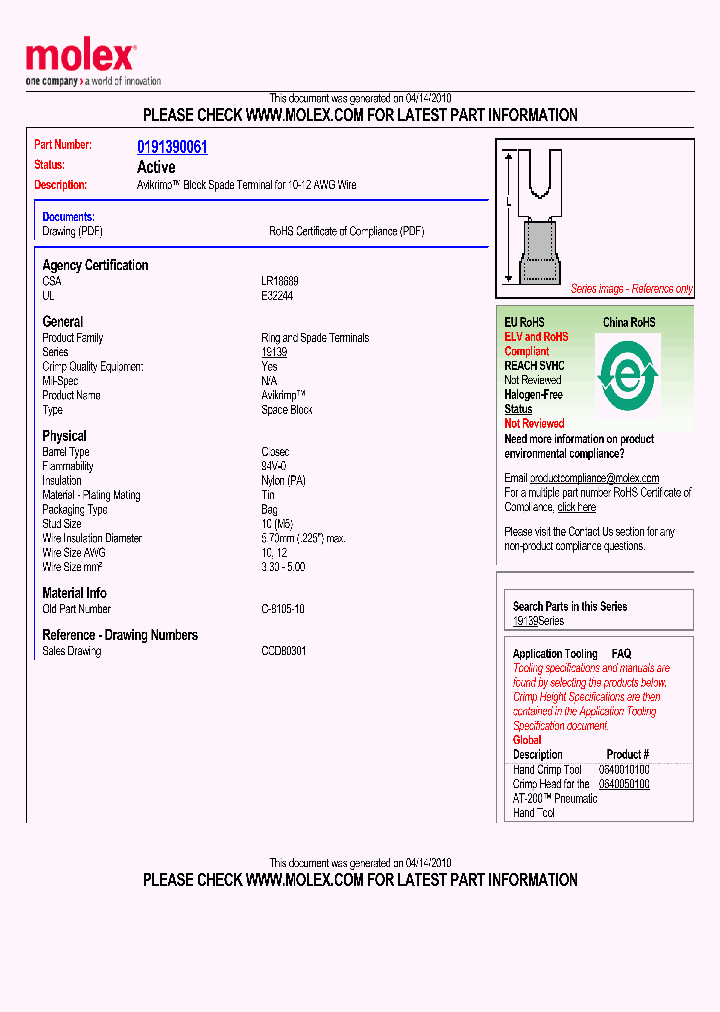 0191390061_4917772.PDF Datasheet