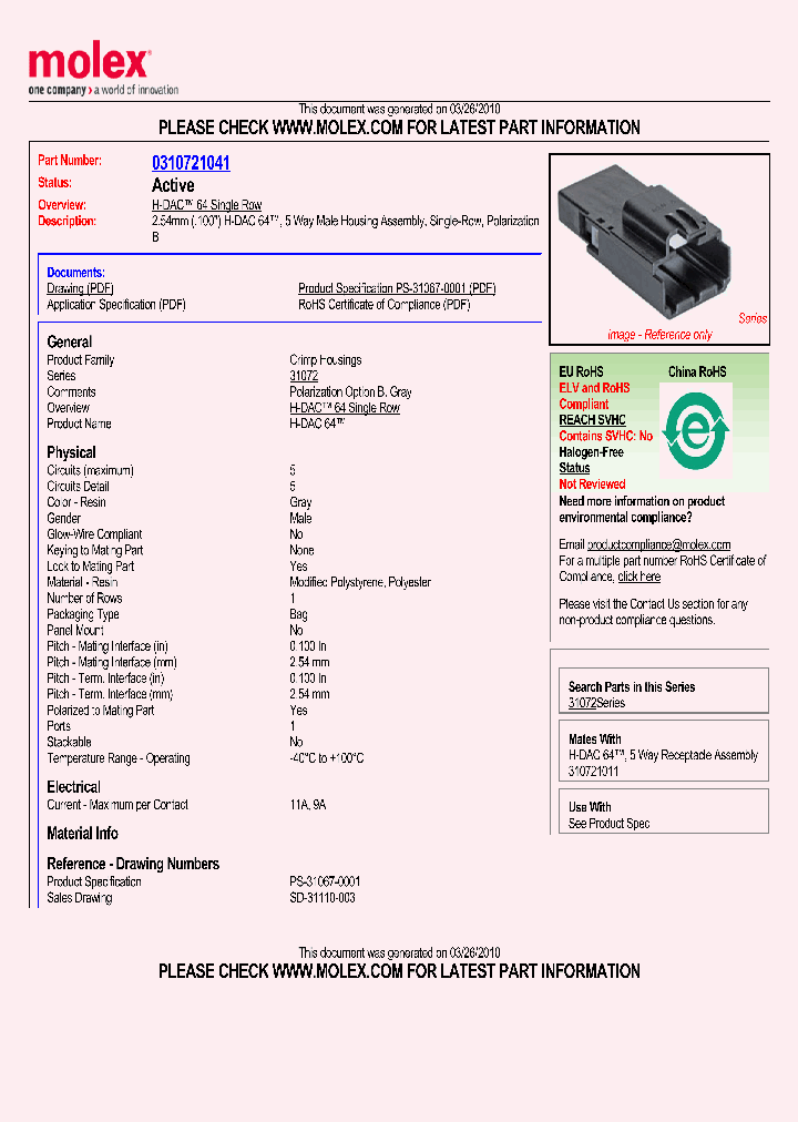 0310721041_4914510.PDF Datasheet