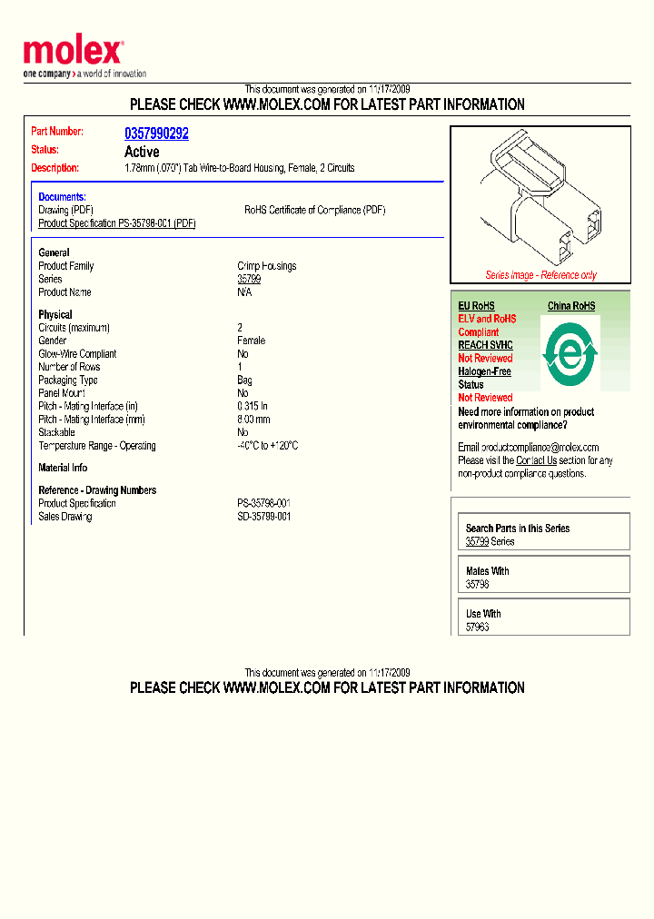 0357990292_4879385.PDF Datasheet