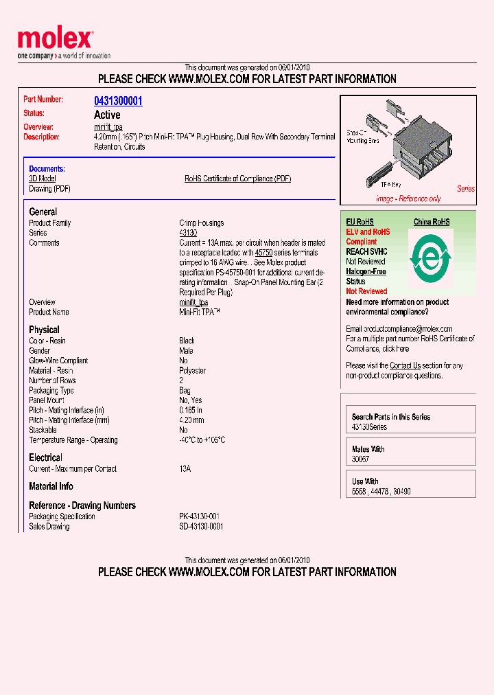 0431300001_4895752.PDF Datasheet