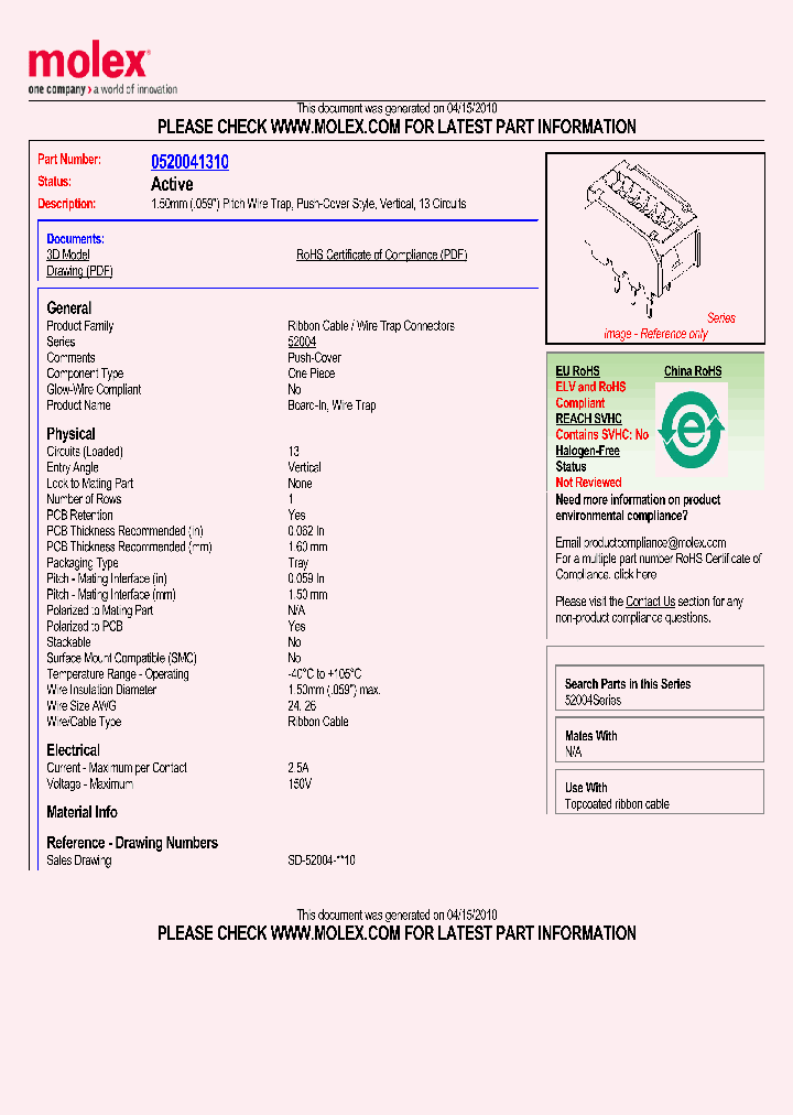 0520041310_4841616.PDF Datasheet