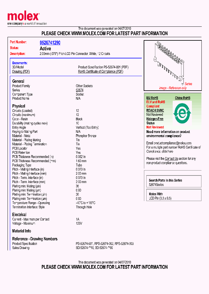 0526741290_4851733.PDF Datasheet