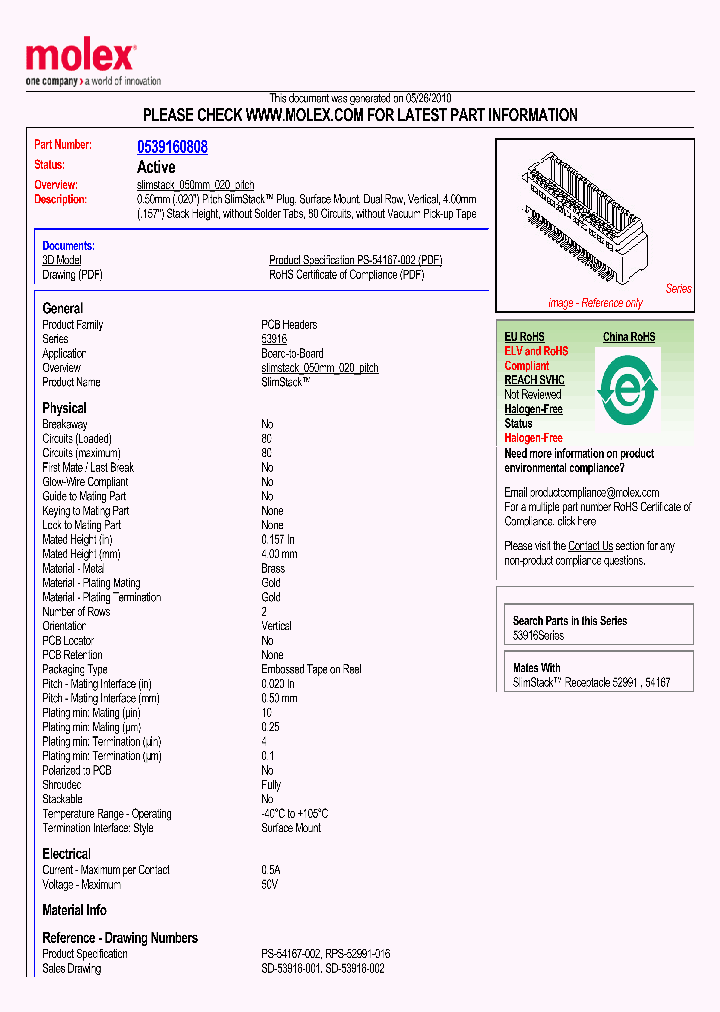 0539160808_4816390.PDF Datasheet