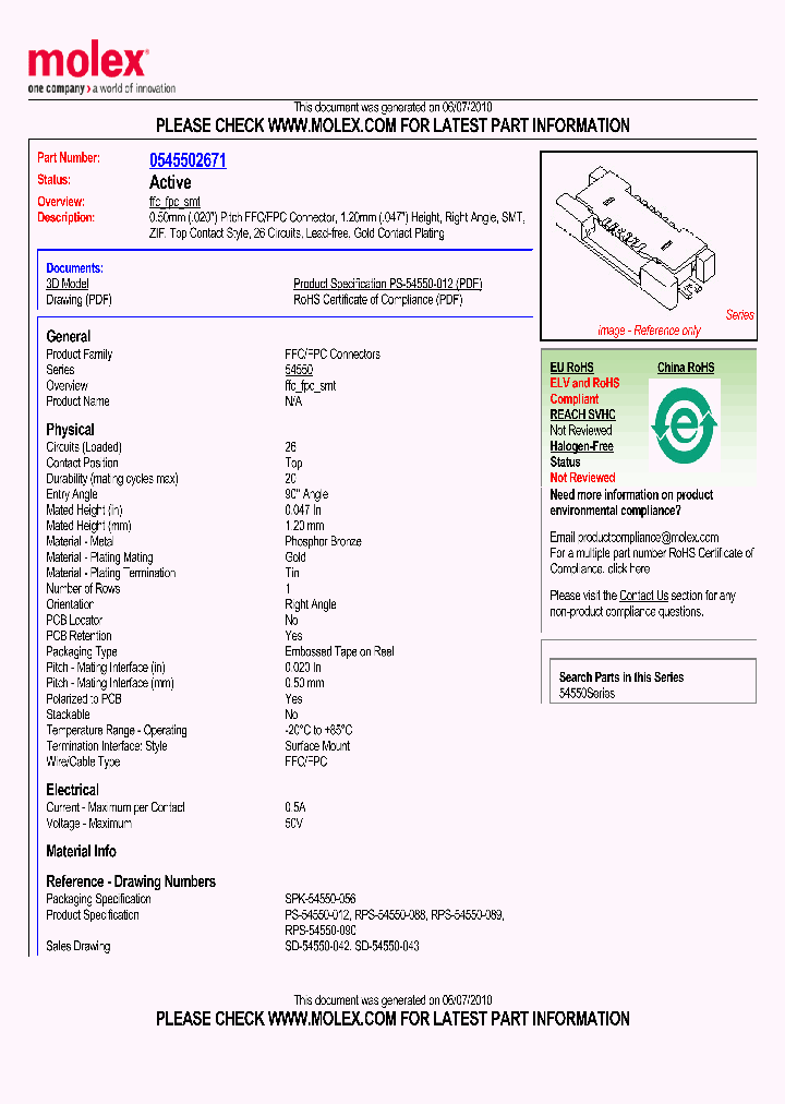 0545502671_4847985.PDF Datasheet