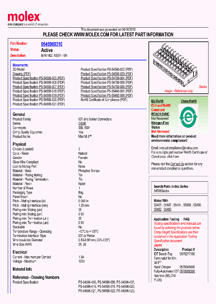 0545960310_4846070.PDF Datasheet