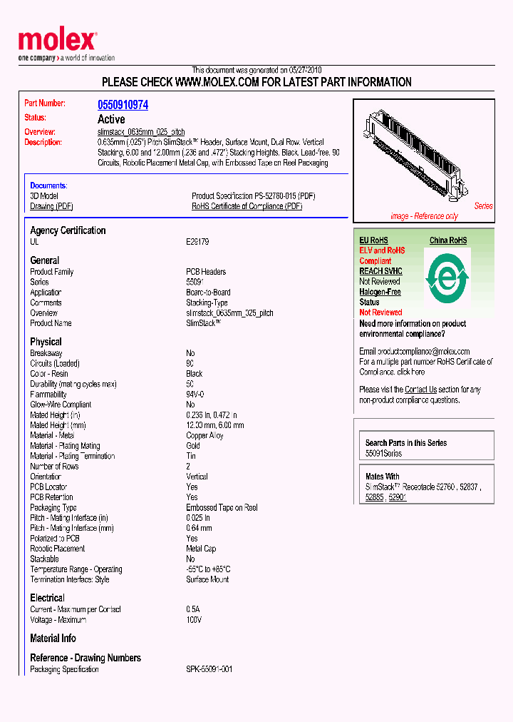0550910974_4862673.PDF Datasheet