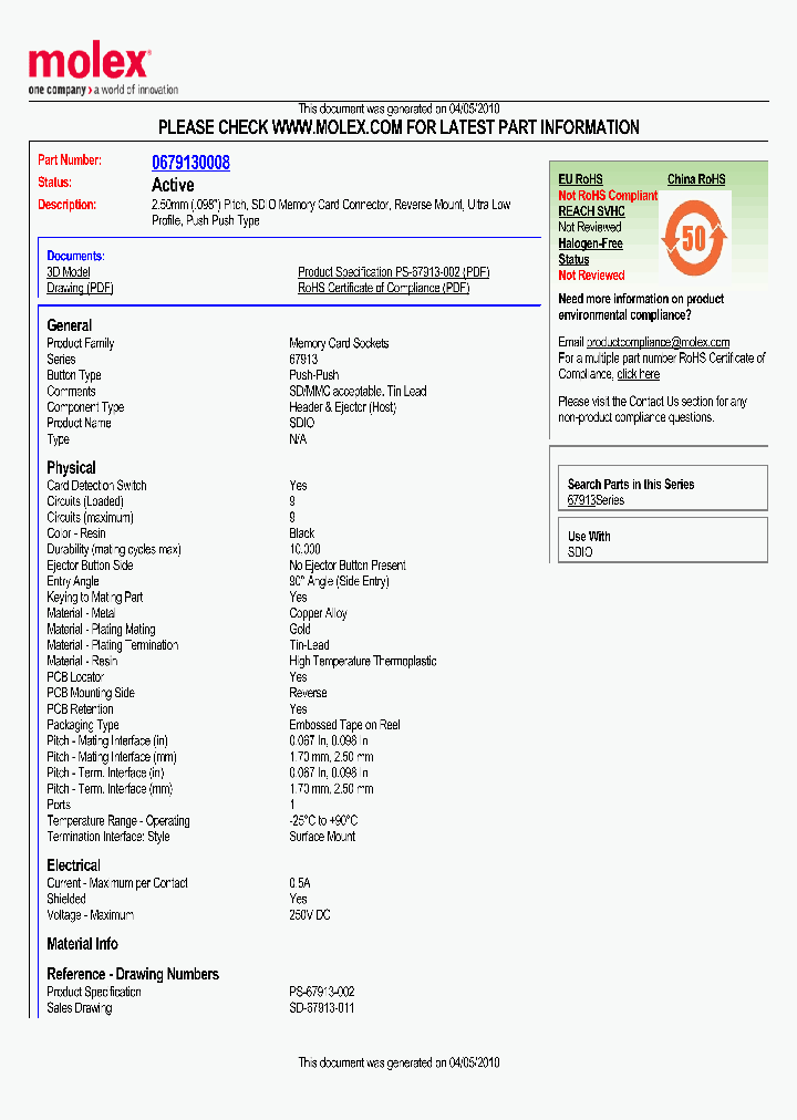 0679130008_4796808.PDF Datasheet
