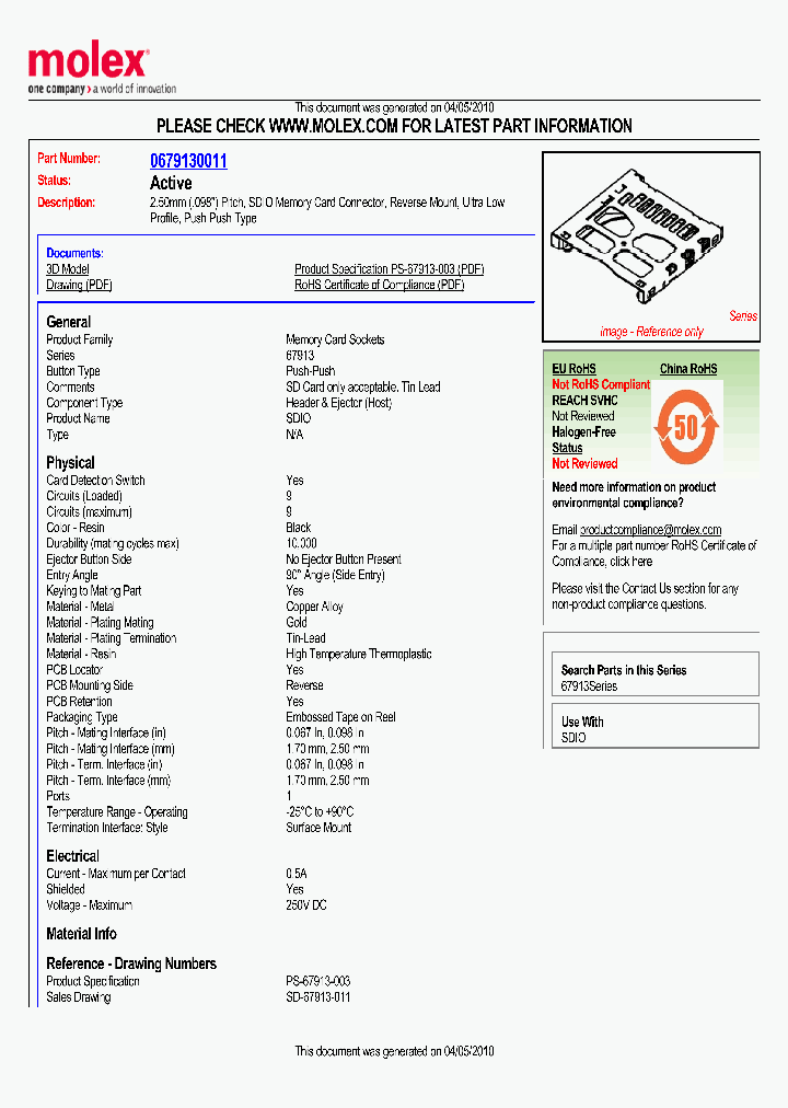 0679130011_4796809.PDF Datasheet
