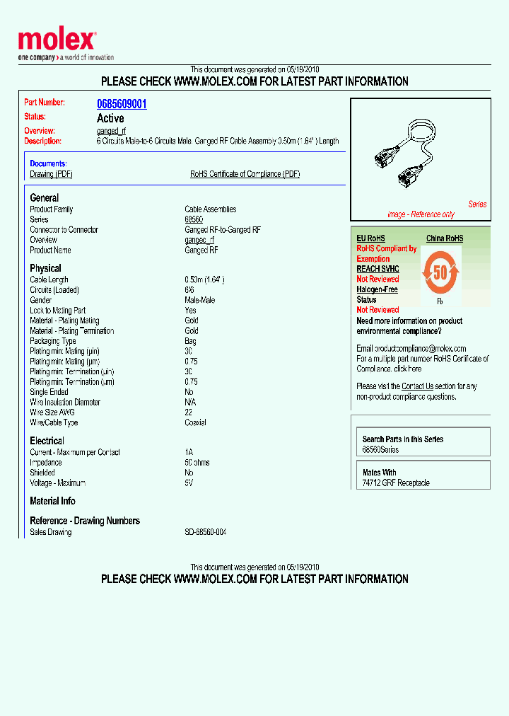 0685609001_4868557.PDF Datasheet