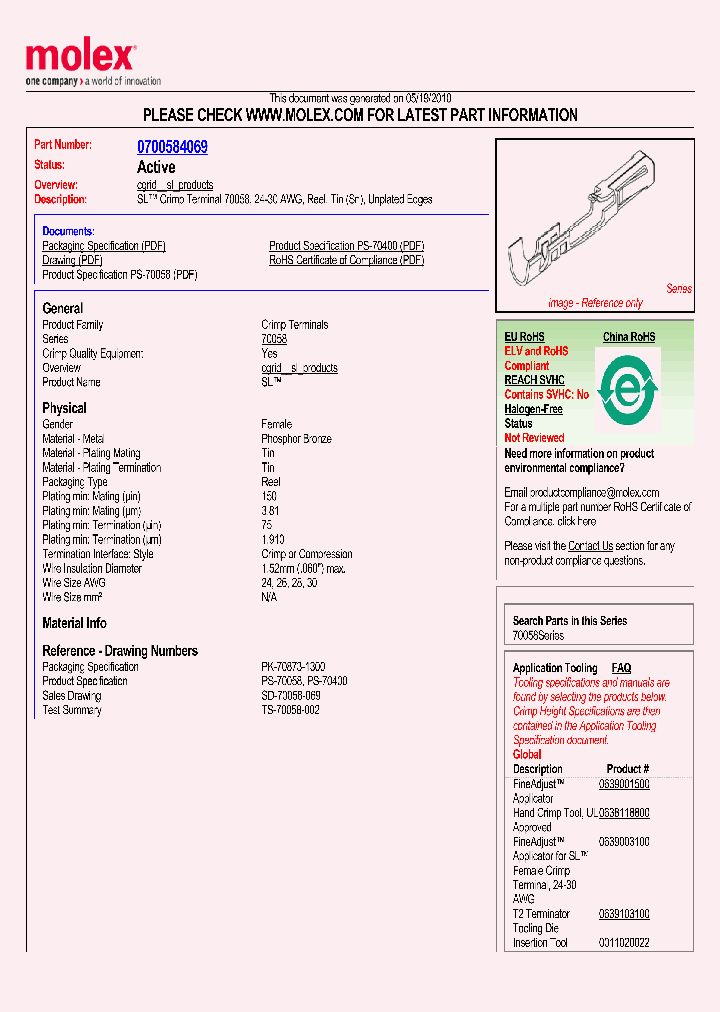 0700584069_4841652.PDF Datasheet