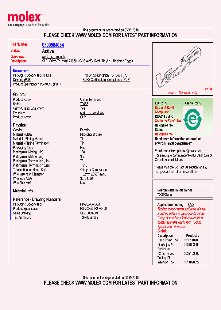 0700584084_4841653.PDF Datasheet