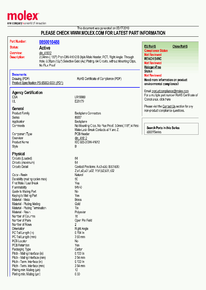 0850010488_4880520.PDF Datasheet