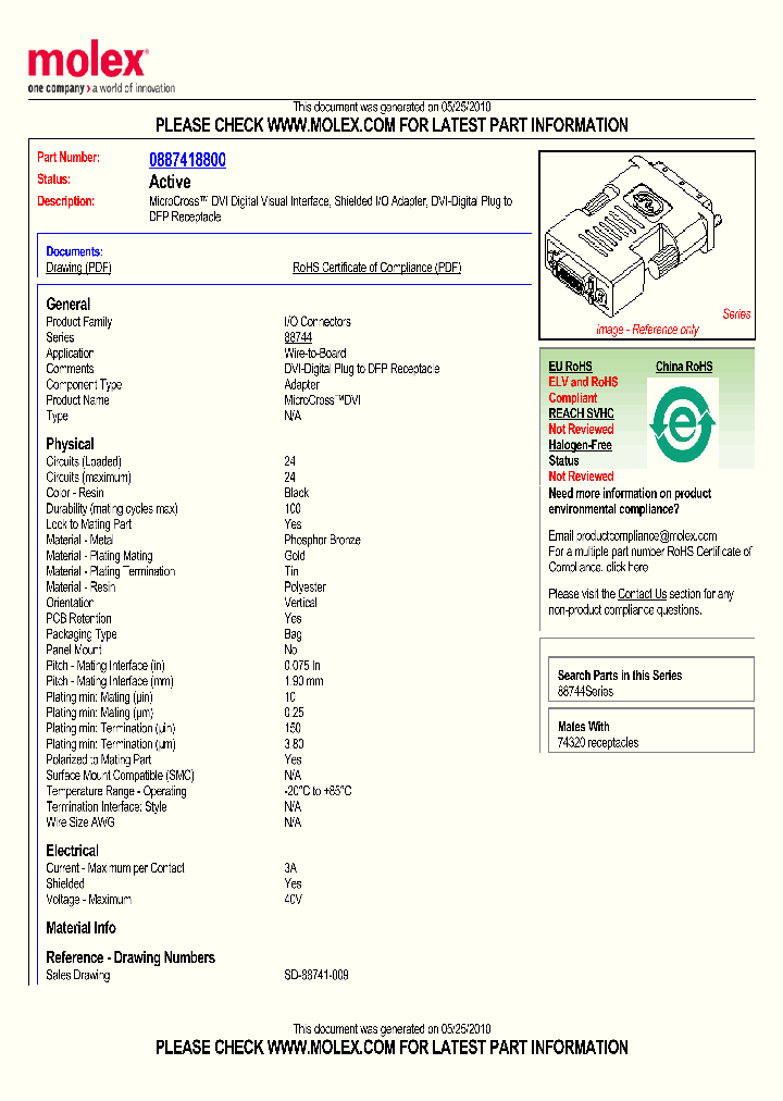 0887418800_4916022.PDF Datasheet