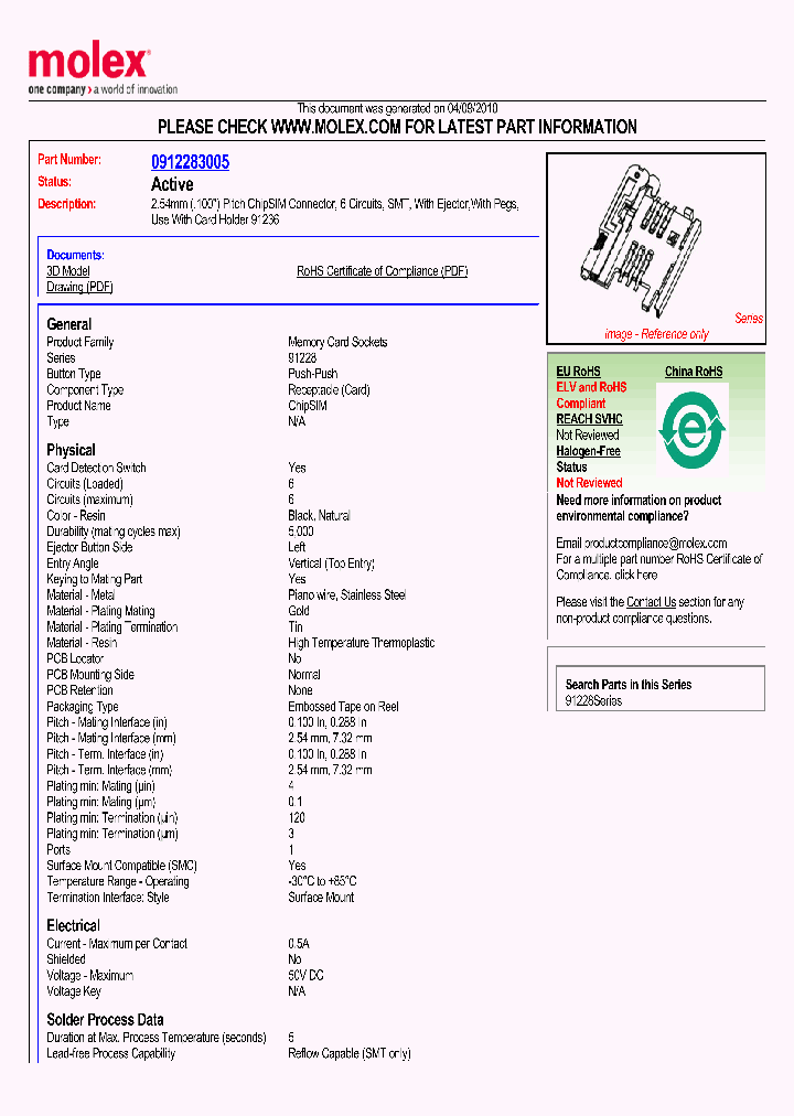 0912283005_4862723.PDF Datasheet