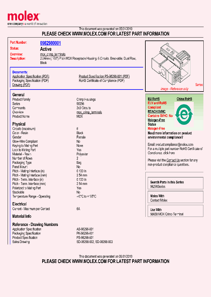 0982980001_4845467.PDF Datasheet