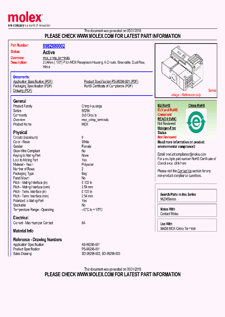 0982980002_4845468.PDF Datasheet