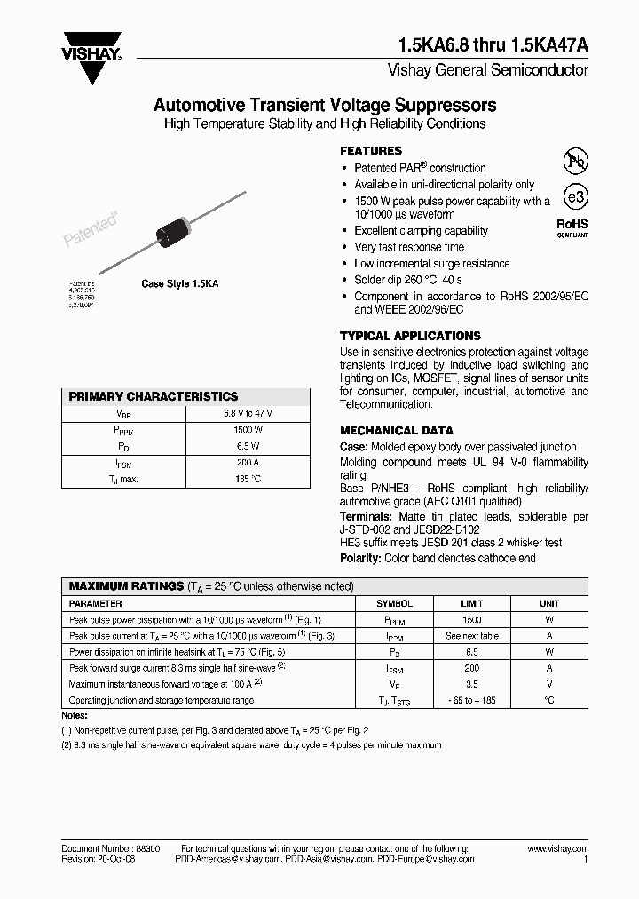 15KA27A_4504466.PDF Datasheet