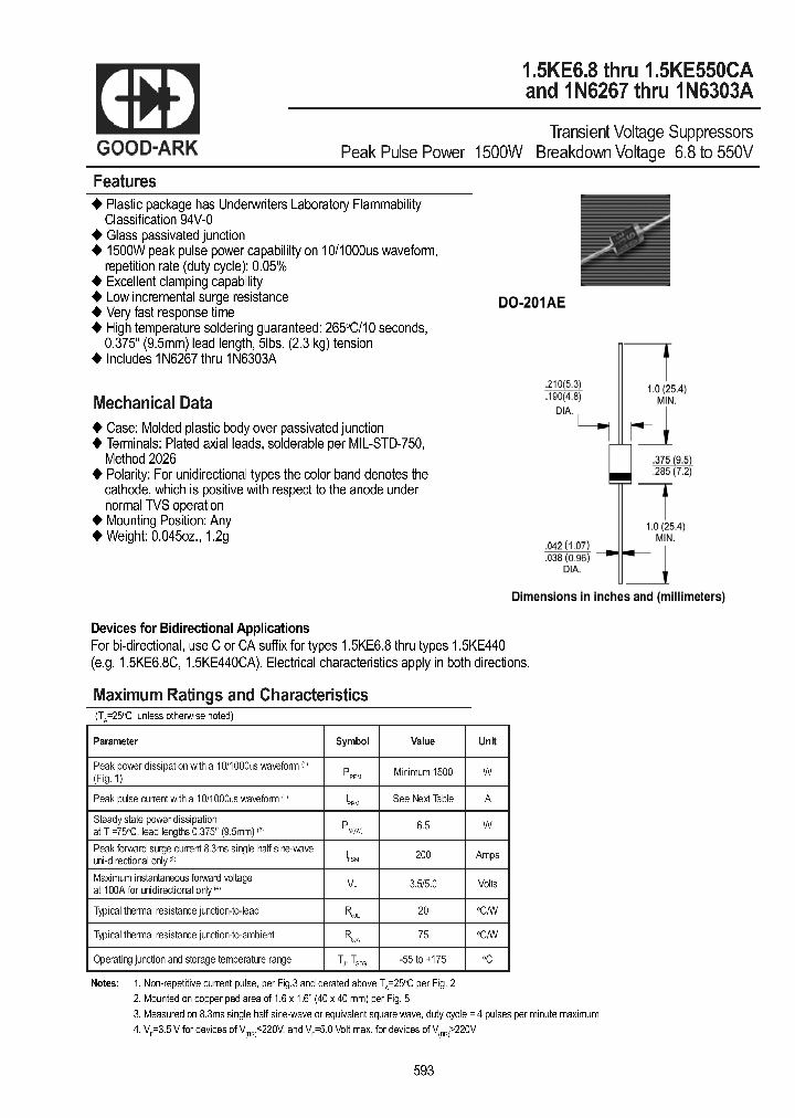 15KE20_4614290.PDF Datasheet