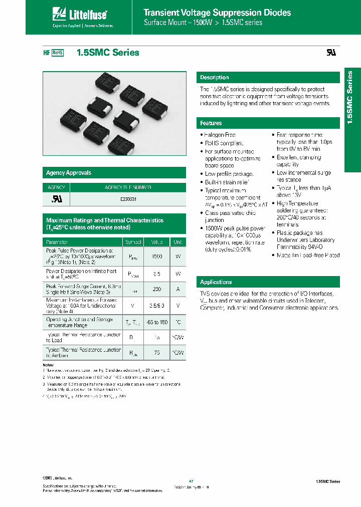 15SMC440A_4552310.PDF Datasheet