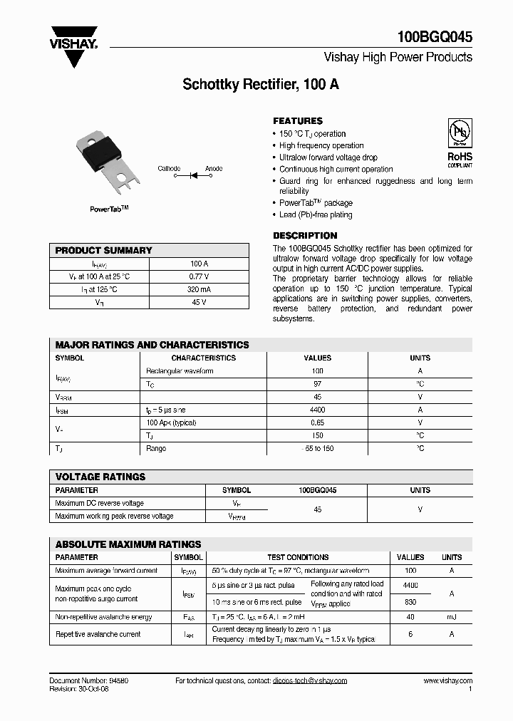 100BGQ045_4379490.PDF Datasheet